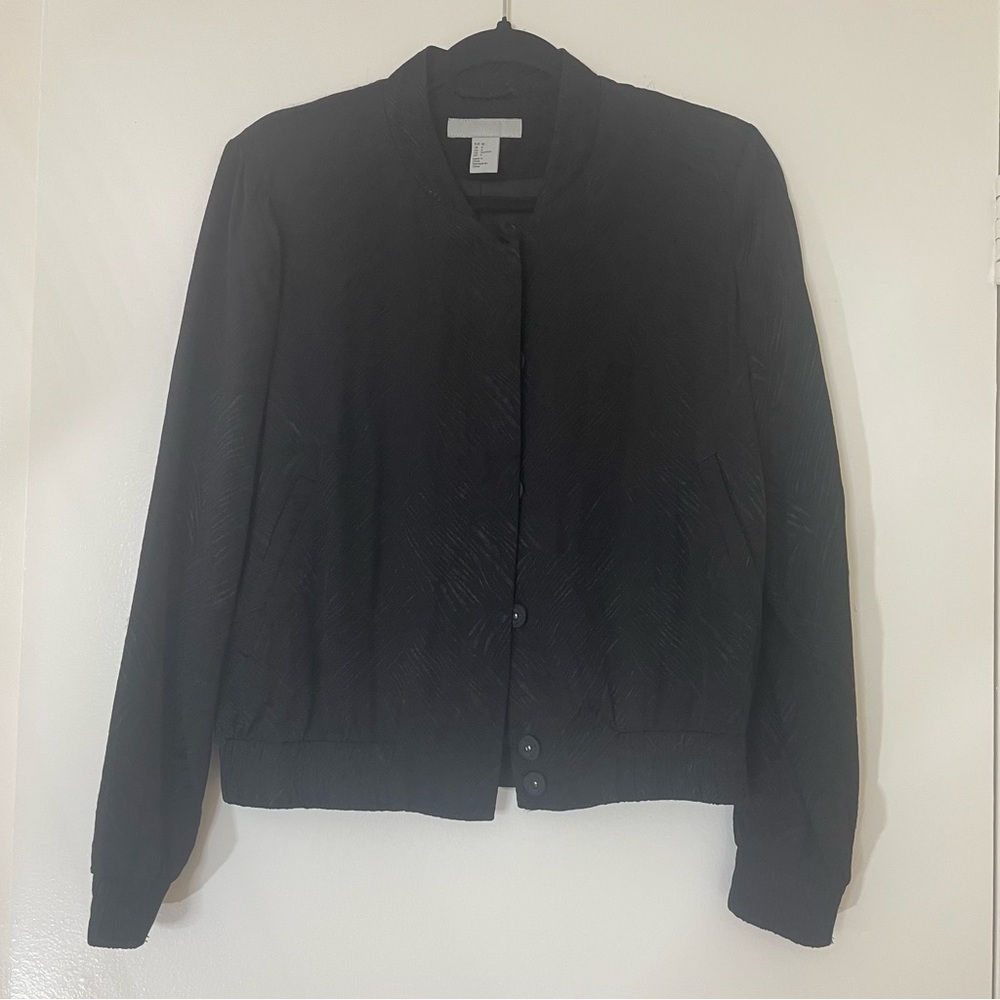 H&M Black Bomber Jacket